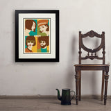 1969: Go with the Flo/Fro - Art Print, 18x24 / Deluxe / Black