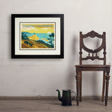 Coastal California: Horizontal Print - Art Print, 18x24 / Deluxe / Black