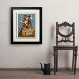 Witches' Brew Coffee Co. (Pumpkin Spice Blend) - Art Print, 18x24 / Deluxe / Black
