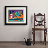 Memphis, TN: Picture Letters - Art Print, 18x24 / Deluxe / Black