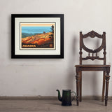 Acadia National Park: 100th Anniversary (Horizontal) - Art Print, 18x24 / Deluxe / Black