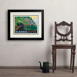 Alaska: Skagway - Art Print, 18x24 / Deluxe / Black
