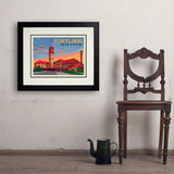 Portland, Oregon: Union Station - Art Print, 18x24 / Deluxe / Black