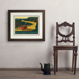 Blue Ridge Parkway - Art Print, 18x24 / Deluxe / Brown