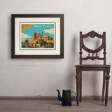 France: Paris, Notre Dame, Horizontal - Art Print, 18x24 / Deluxe / Brown