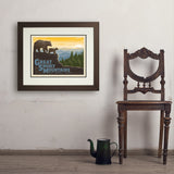 Great Smoky Mountains Horizontal Print - Art Print, 18x24 / Deluxe / Brown