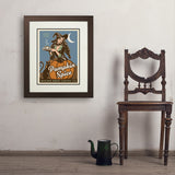 Witches' Brew Coffee Co. (Pumpkin Spice Blend) - Art Print, 18x24 / Deluxe / Brown