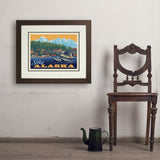 Alaska: Sitka - Art Print, 18x24 / Deluxe / Brown