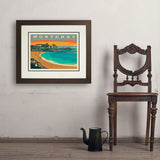 Monterey, California: Lovers Point Park - Art Print, 18x24 / Deluxe / Brown