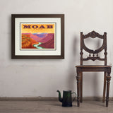 Moab, Utah: Canyon View - Art Print, 18x24 / Deluxe / Brown