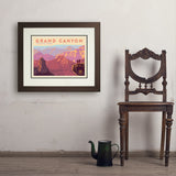 Grand Canyon National Park: 100th Anniversary (Horizontal) - Art Print, 18x24 / Deluxe / Brown