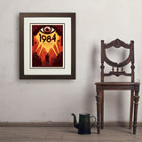 1984: George Orwell - Art Print, 18x24 / Deluxe / Brown
