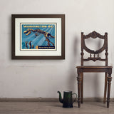 Washington, DC: Museum of Natural History - Art Print, 18x24 / Deluxe / Brown