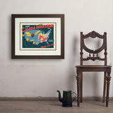 2024 Cicada Invasion Map - Art Print, 18x24 / Deluxe / Brown