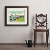 Detour: Hoppy Camper - Art Print, 18x24 / Deluxe / Brown