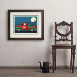 Nashville Or Bust - Art Print, 18x24 / Deluxe / Brown