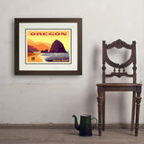 Oregon Coast: Cannon Beach - Art Print, 18x24 / Deluxe / Brown