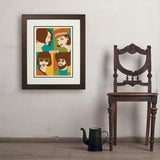 1969: Go with the Flo/Fro - Art Print, 18x24 / Deluxe / Brown