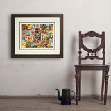 Coffee Collage (Horizontal) - Art Print, 18x24 / Deluxe / Brown