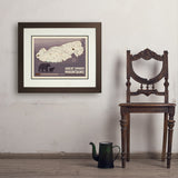 Map of Great Smoky Mtns National Park - Art Print, 18x24 / Deluxe / Brown