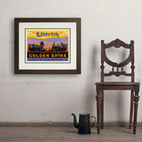 Golden Spike (Pub Poster) - Art Print, 18x24 / Deluxe / Brown
