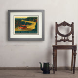 Blue Ridge Parkway - Art Print, 18x24 / Deluxe / Gray