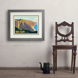 Big Sur, California: Bixby Bridge - Art Print, 18x24 / Deluxe / Gray
