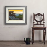 Great Smoky Mountains Horizontal Print - Art Print, 18x24 / Deluxe / Gray