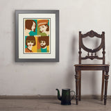1969: Go with the Flo/Fro - Art Print, 18x24 / Deluxe / Gray