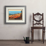 Acadia National Park: 100th Anniversary (Horizontal) - Art Print, 18x24 / Deluxe / Gray