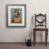Witches' Brew Coffee Co. (Pumpkin Spice Blend) - Art Print, 18x24 / Deluxe / Gray