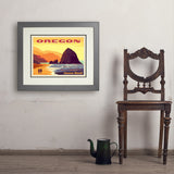Oregon Coast: Cannon Beach - Art Print, 18x24 / Deluxe / Gray
