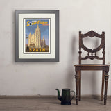 ...2026 Total Solar Eclipse: León, Spain - Art Print, 18x24 / Deluxe / Gray