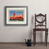 Portland, Oregon: Union Station - Art Print, 18x24 / Deluxe / Gray