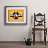 Music City: Vinyl Record (Horizontal) - Art Print, 18x24 / Deluxe / Gray