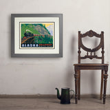 Alaska: Skagway - Art Print, 18x24 / Deluxe / Gray