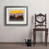 Golden Spike - Art Print, 18x24 / Deluxe / Gray