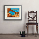 Natural Bridges National Monument, UT - Art Print, 18x24 / Deluxe / Gray