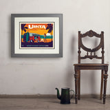 West Coast Surf Van (Pub Poster) - Art Print, 18x24 / Deluxe / Gray