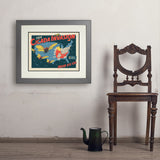 2024 Cicada Invasion Map - Art Print, 18x24 / Deluxe / Gray