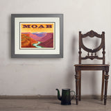 Moab, Utah: Canyon View - Art Print, 18x24 / Deluxe / Gray