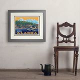 Alaska: Sitka - Art Print, 18x24 / Deluxe / Gray