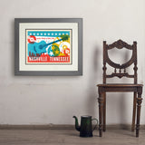 Lookin' Pretty In Music City (Horizontal) - Art Print, 18x24 / Deluxe / Gray