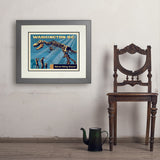 Washington, DC: Museum of Natural History - Art Print, 18x24 / Deluxe / Gray