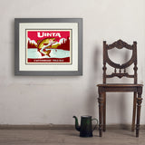 Cutthroat Trout (Pub Poster) - Art Print, 18x24 / Deluxe / Gray
