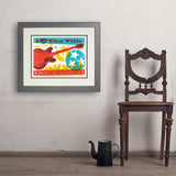 Chill in the Ville (Horizontal) - Art Print, 18x24 / Deluxe / Gray