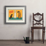 Middle Tennessee Boxer Rescue Fundraiser Print #4 (Nubs) - Art Print, 18x24 / Deluxe / Gray