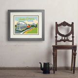 Detour: Hoppy Camper - Art Print, 18x24 / Deluxe / Gray