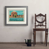 San Francisco: Palace of Fine Arts - Art Print, 18x24 / Deluxe / Gray