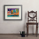 Memphis, TN: Picture Letters - Art Print, 18x24 / Deluxe / Gray